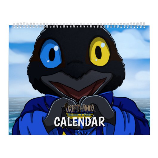 Drijfhout wordt een piraat kalender (Hoes)
