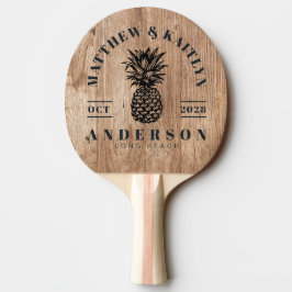 Drijfhouten Planken Tropische Ananas Trouw Crest Tafeltennisbatje