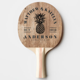Drijfhouten Planken Tropische Ananas Trouw Crest Tafeltennisbatje