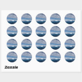 Drijfijs in Antarctica Ronde Sticker (Vel)