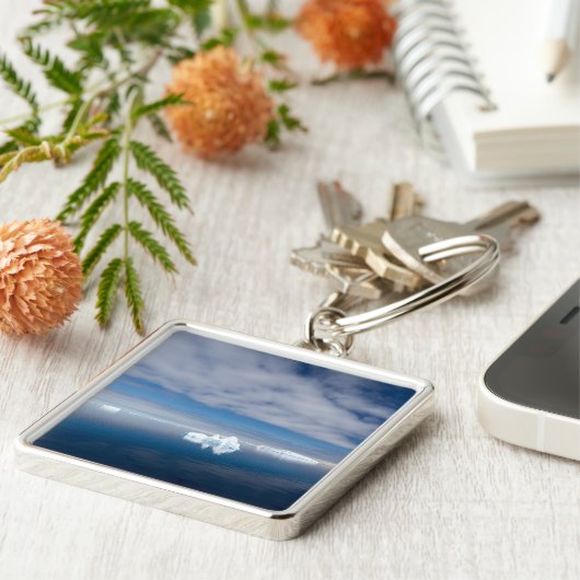 Drijfijs in Antarctica Sleutelhanger (Zijkant)