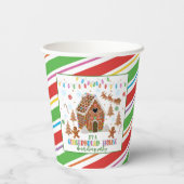 Drijfkeuken in het keukenhuis - Doordopende feestd Papieren Bekers (Achterkant)