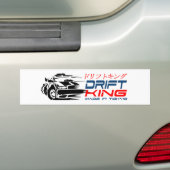 Drijfkoning in Tokio Bumpersticker (Op auto)