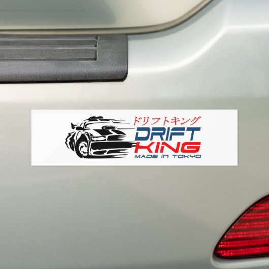 Drijfkoning in Tokio Bumpersticker (Op auto)