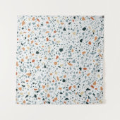 Drijfmolen van de Terrazzo, naadloos, met de hand  Wandkleed (Voorkant (horizontaal))