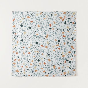 Drijfmolen van de Terrazzo, naadloos, met de hand  Wandkleed
