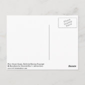 Drijfmozaïekscène, kinder- en Donkerfragment Briefkaart (Achterkant)