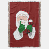 Drijfpaden voor kerstcadeautjes voor kerstcadeaubo deken (Voorkant Verticaal)