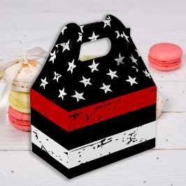 Drijfpartij voor brandweerkorpsen Thin Red Line Bedankdoosjes