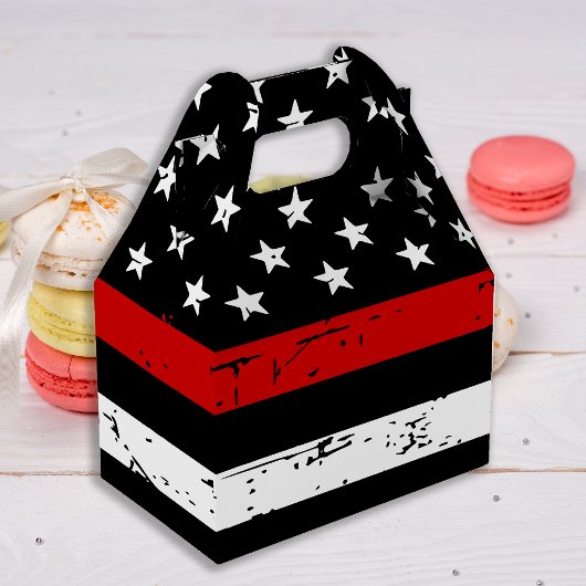 Drijfpartij voor brandweerkorpsen Thin Red Line Bedankdoosjes