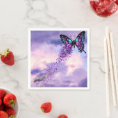 Drijfpijlermorf in vlinderluiers servet (Insitu)