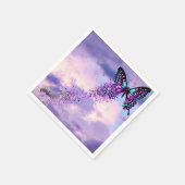 Drijfpijlermorf in vlinderluiers servet (Hoek)