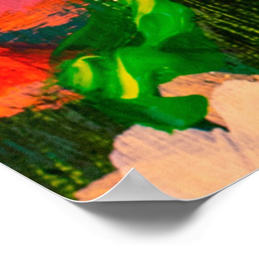 Drijfschilderschilderingen Poster (Hoek)