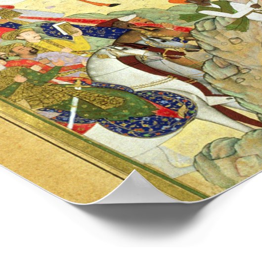 Drijfschip van keizer Akbar in Surat, van Poster (Hoek)