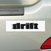 Drijft Bumpersticker (Op auto)