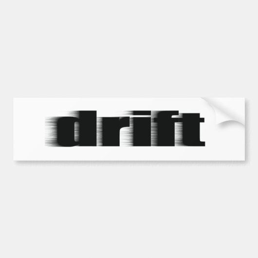 Drijft Bumpersticker (Voorkant)