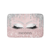 Drijft de Silver Glam Name Eyes Lashes Glitter Blu Badmat (Voorkant)