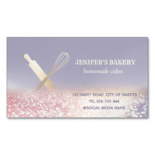 Drijft glitterachtig modern lichaamsboterproduct magnetisch visitekaartje