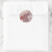 Drijft het etiket van het glitterige manuscriptcar (Tas)
