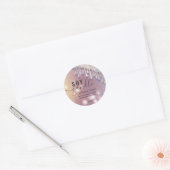 Drijft het glinsterende etiket van het glitterige  (Envelop)
