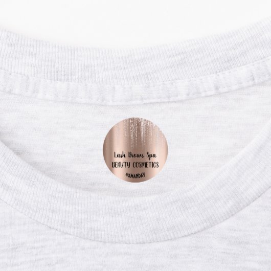 Drijft het Roos op Cosmetics Balm Soap Nails Delic Labels (Aangebracht)