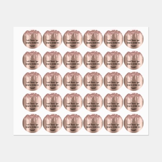 Drijft Roos Cosmetics Balm Soap Nails Labels (Vel)