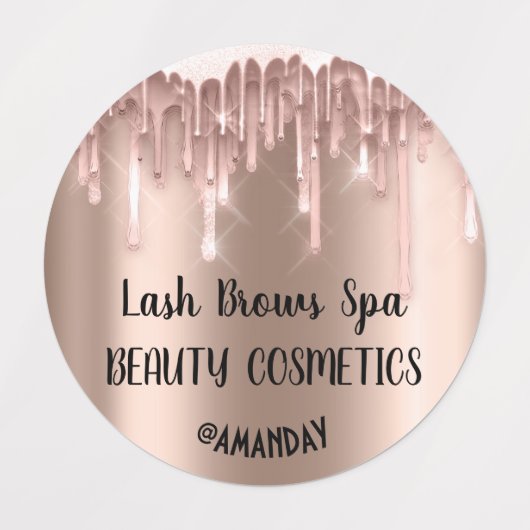 Drijft Roos Cosmetics Balm Soap Nails Labels (Design 2)