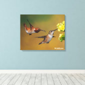 Drijfveer Canvas Afdruk (Insitu (Houten vloer))