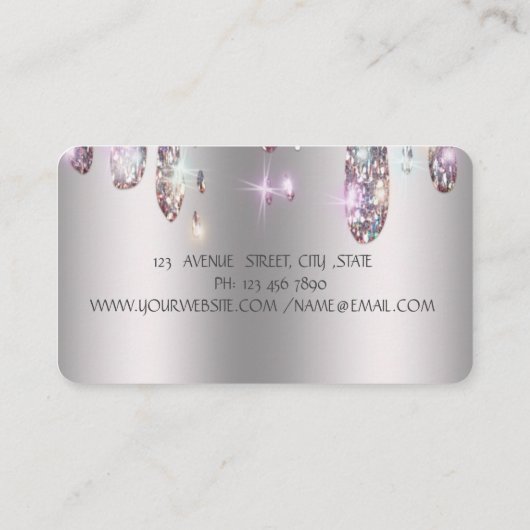 Drijfventilator voor beroepsmatig gebruik, druppel visitekaartje (Achterkant)