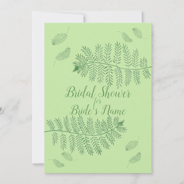 Drijfveren Bridal Shower Invitations (Voorkant)