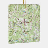 Drijfveren TX  kaart Keramisch Ornament (Rechts)