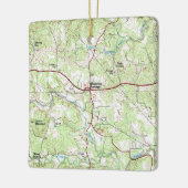 Drijfveren TX  kaart Keramisch Ornament (Links)