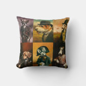 Drijkstok hondenras tekenteken kussen (Voorkant)