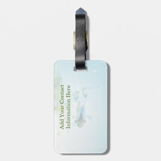 drijven bagagelabel (Achterkant verticaal)