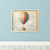 "Drijven boven de aarde" Canvas Afdruk (Insitu (Houten vloer))