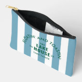 Drijven En Brinden Het Blauwe Streep Huis Aan Het  Etui (Open)