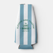 Drijven En Brinden Het Blauwe Streep Huis Aan Het  Flesjeskoeler (Voorkant)