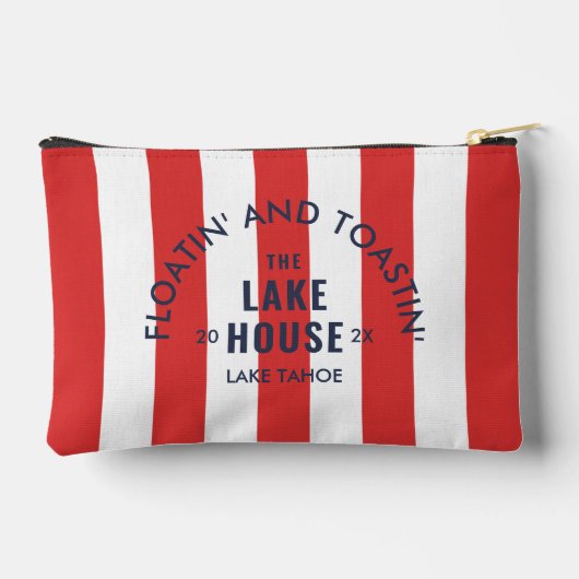 Drijven En Toasten Het Lake House Red Stripe Etui (Achterkant)