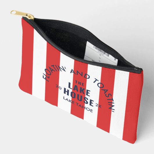 Drijven En Toasten Het Lake House Red Stripe Etui (Open)