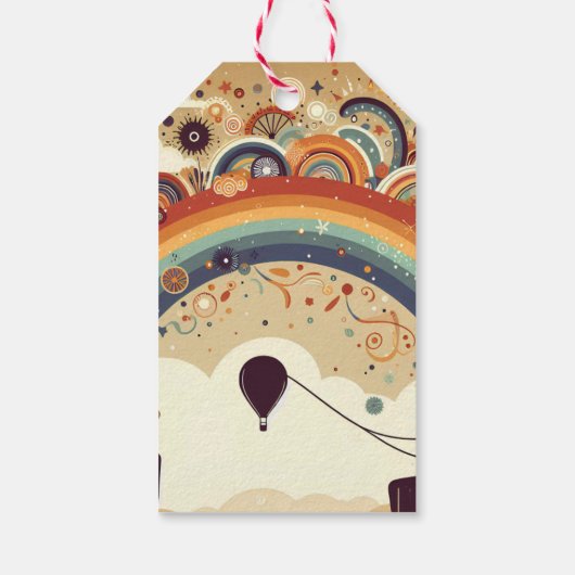 Drijven in de horizon cadeaulabel (Achterkant)