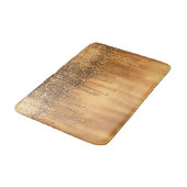 Drijven in gouden honingglitterschijven badmat (Gekanteld)