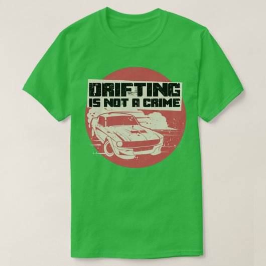 Drijven is geen misdaad 1 t-shirt (Design voorkant)