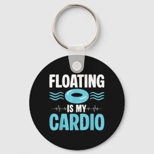 Drijven is mijn cardio ou fitness humor sleutelhanger