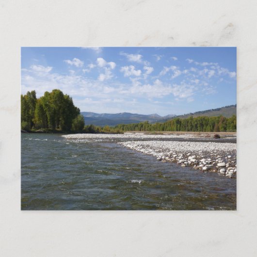 Drijven langs de Snake River I Briefkaart (Voorkant)