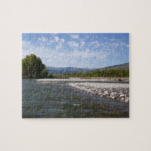 Drijven langs de Snake River I Legpuzzel (Horizontaal)