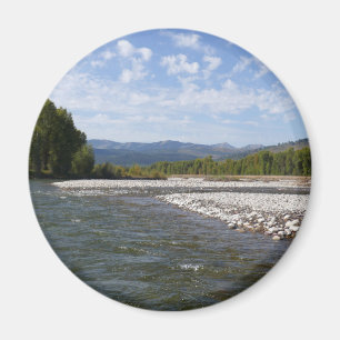Drijven langs de Snake River I Magneet