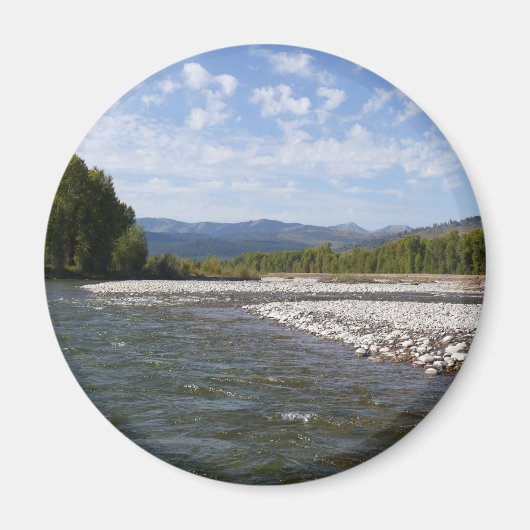 Drijven langs de Snake River I Magneet (Voorkant)