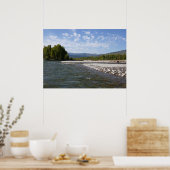 Drijven langs de Snake River I Poster (Keuken)