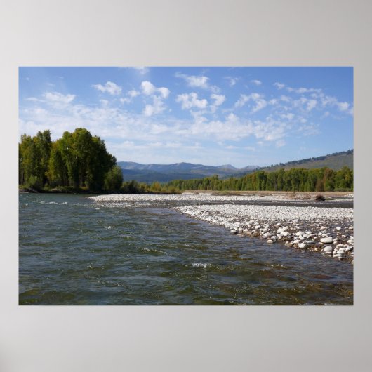 Drijven langs de Snake River I Poster (Voorkant)