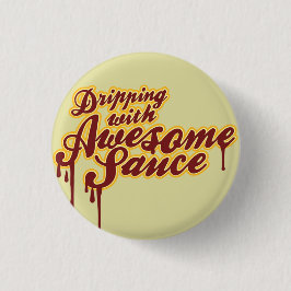 Drijven met Awesomesauce Wordplay Flair Ronde Button 3,2 Cm